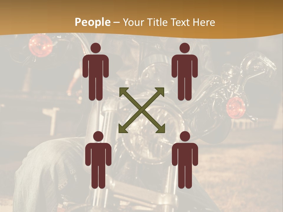 Brown Sunglasses Outdoor PowerPoint Template