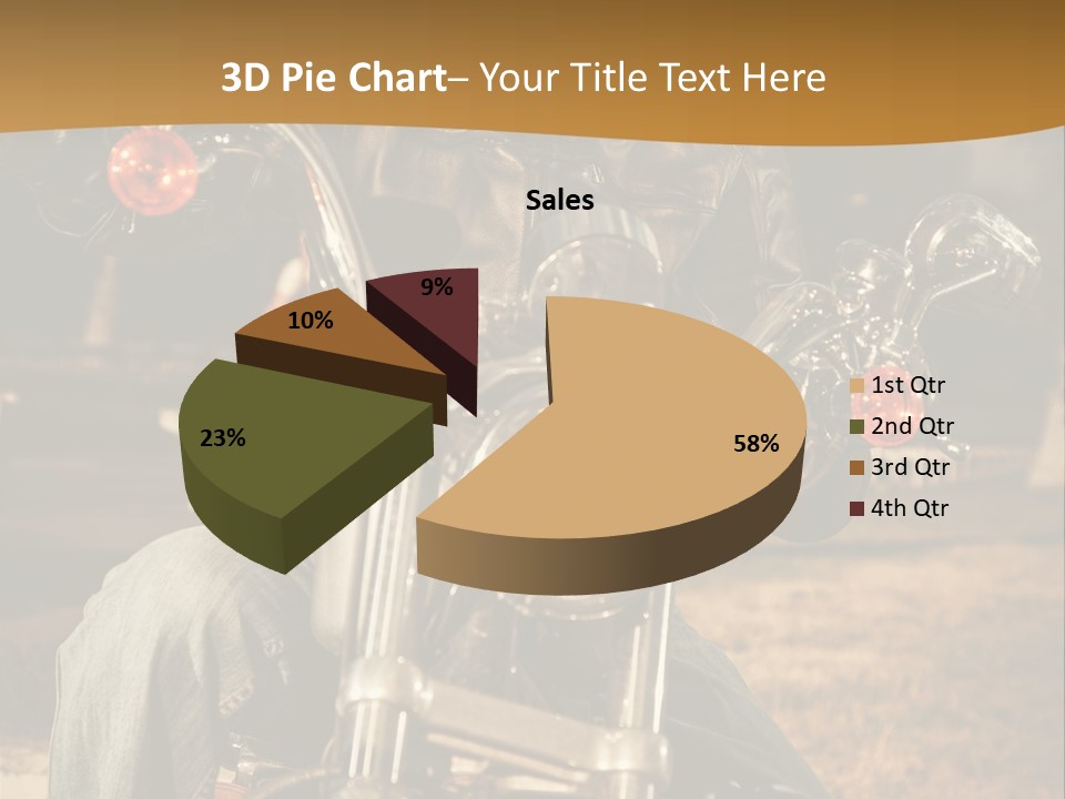 Brown Sunglasses Outdoor PowerPoint Template