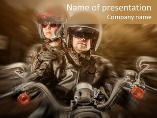 Lifestyle Transport Bike PowerPoint Template