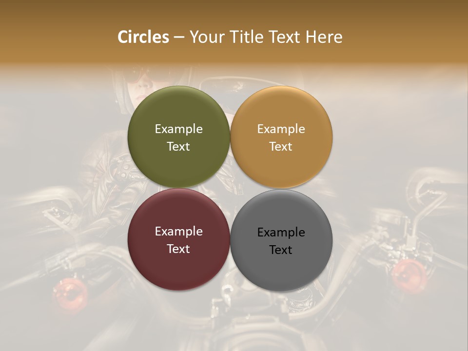 Lifestyle Transport Bike PowerPoint Template