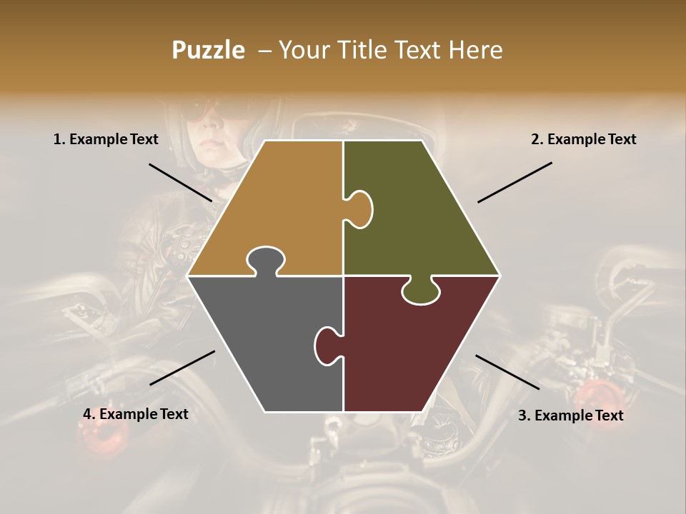 Lifestyle Transport Bike PowerPoint Template