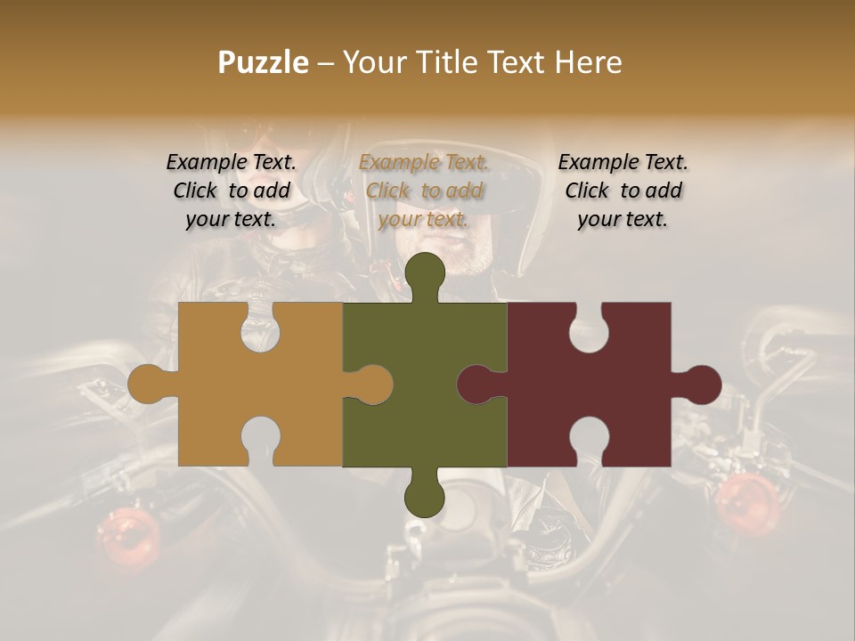 Lifestyle Transport Bike PowerPoint Template