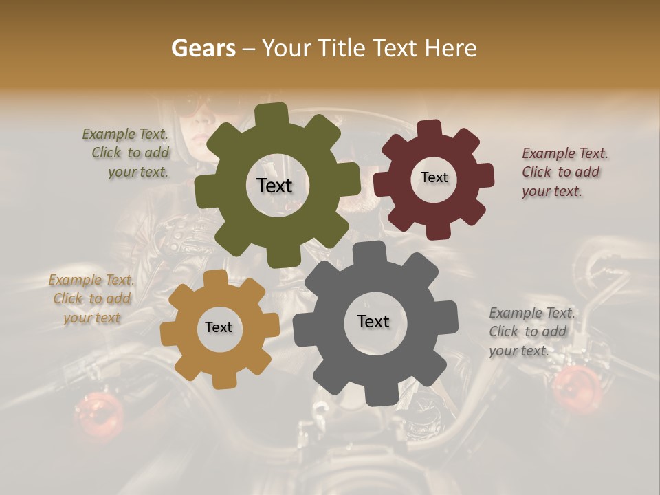 Lifestyle Transport Bike PowerPoint Template