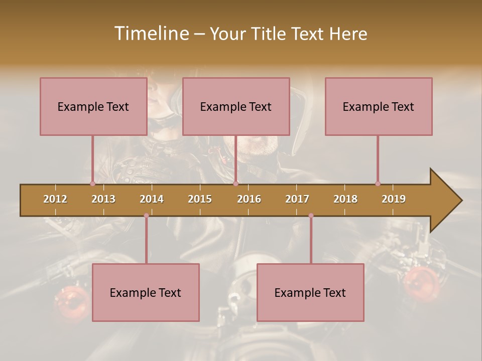 Lifestyle Transport Bike PowerPoint Template