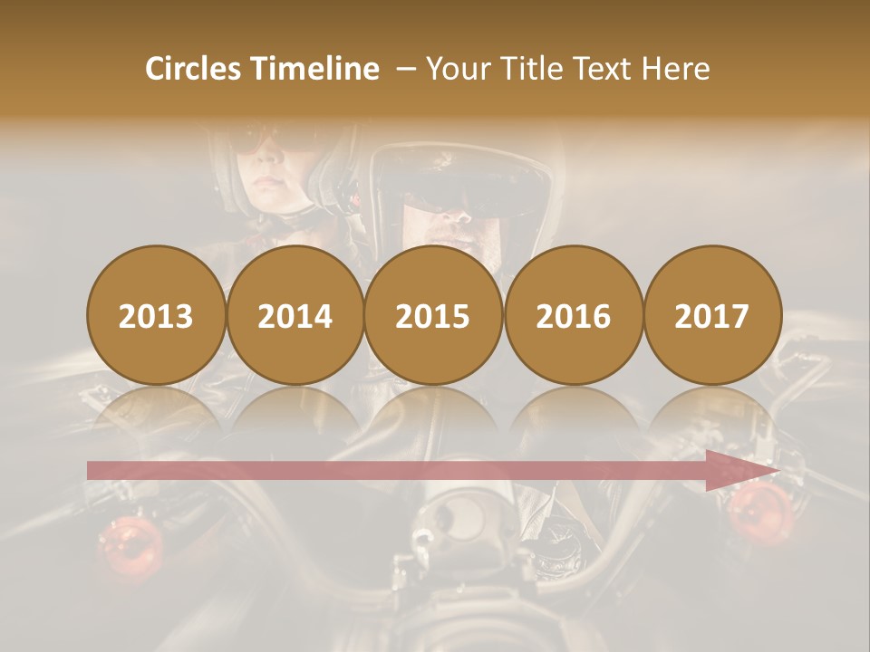 Lifestyle Transport Bike PowerPoint Template