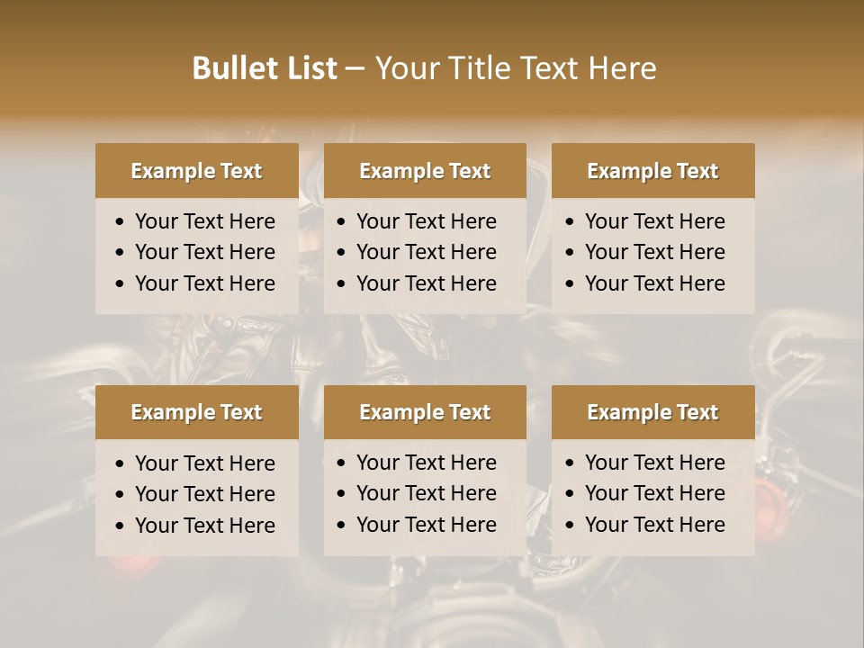 Lifestyle Transport Bike PowerPoint Template