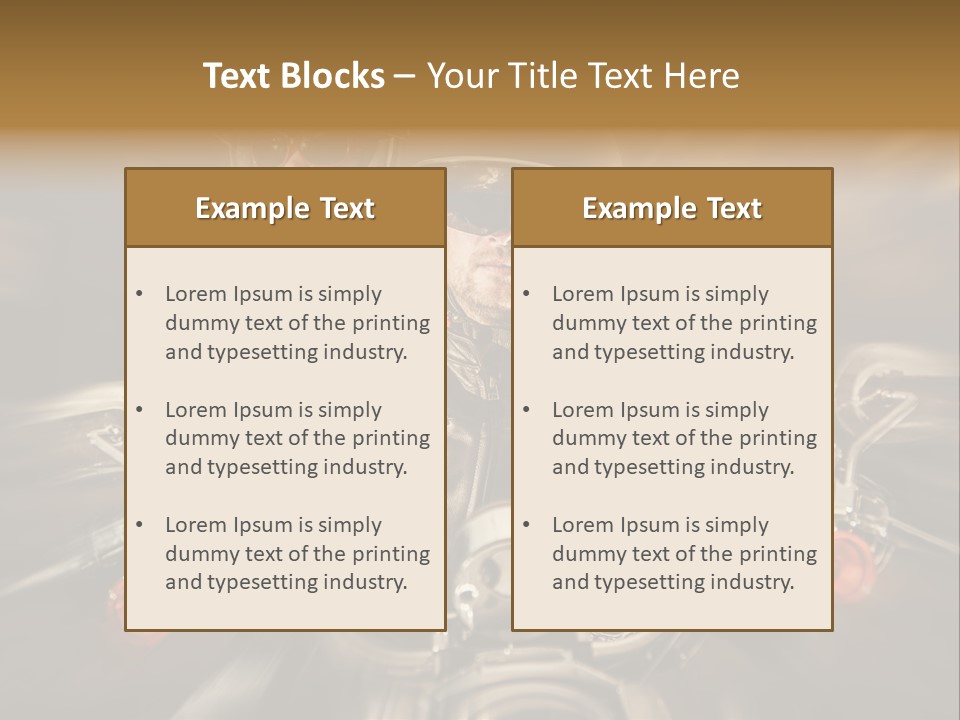 Lifestyle Transport Bike PowerPoint Template