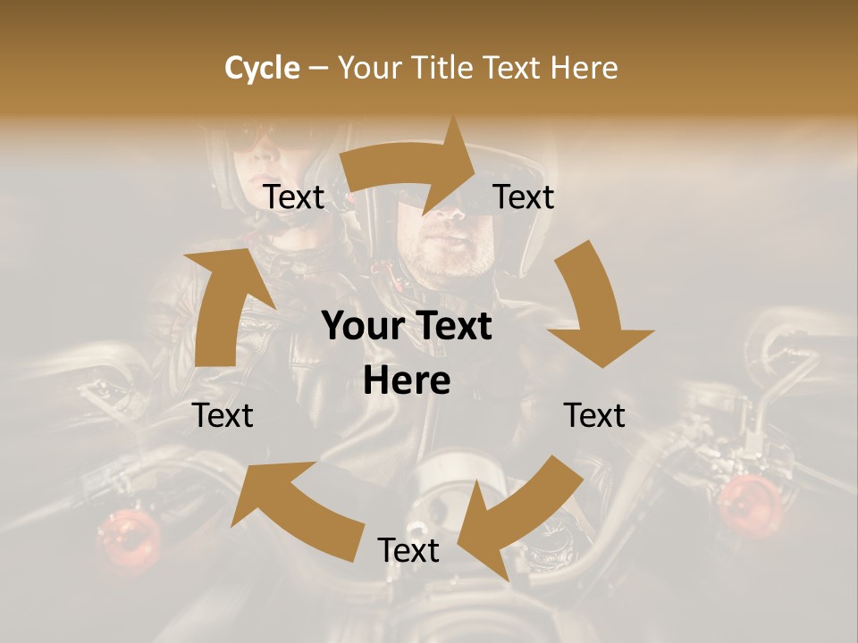 Lifestyle Transport Bike PowerPoint Template