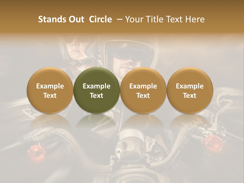 Lifestyle Transport Bike PowerPoint Template