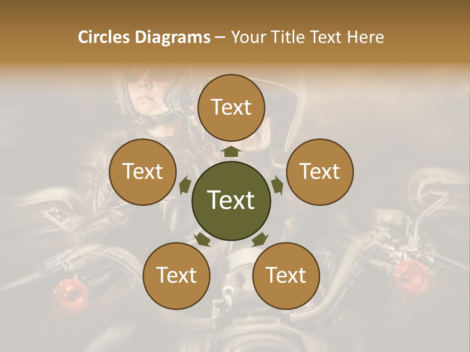 Lifestyle Transport Bike PowerPoint Template