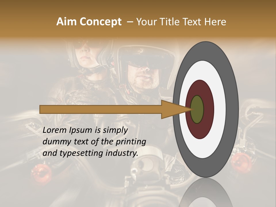 Lifestyle Transport Bike PowerPoint Template