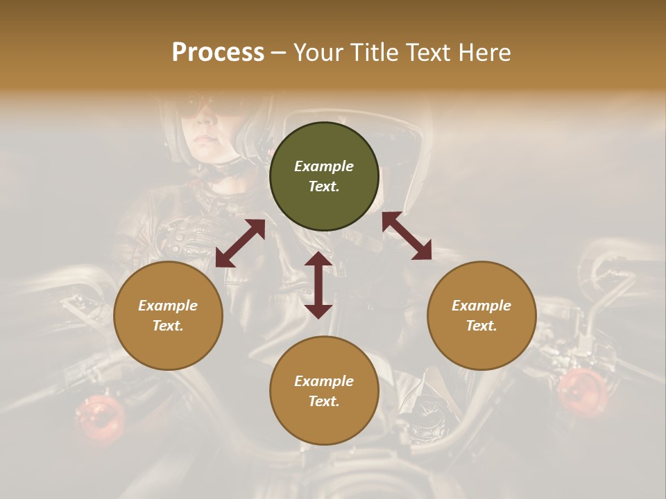 Lifestyle Transport Bike PowerPoint Template