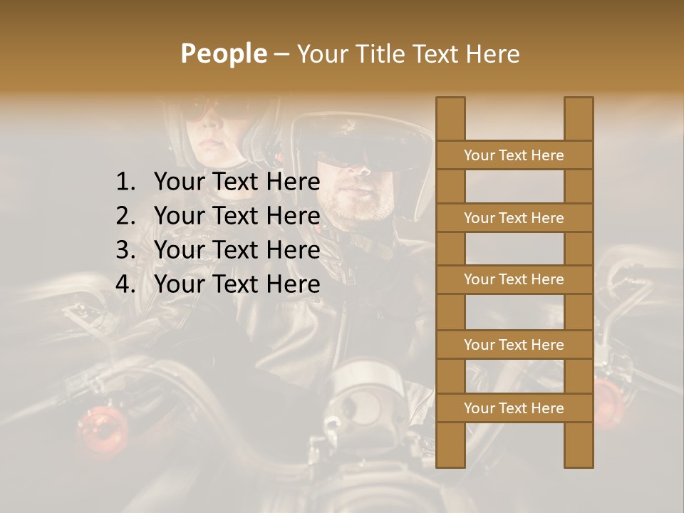 Lifestyle Transport Bike PowerPoint Template