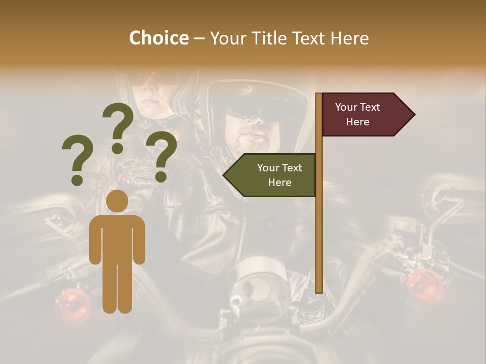 Lifestyle Transport Bike PowerPoint Template