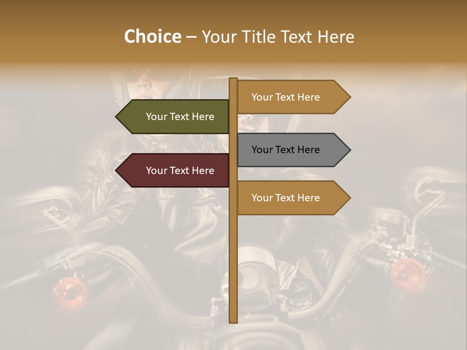 Lifestyle Transport Bike PowerPoint Template