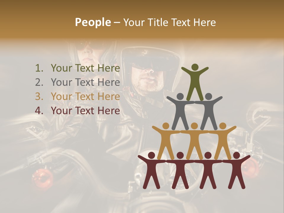 Lifestyle Transport Bike PowerPoint Template