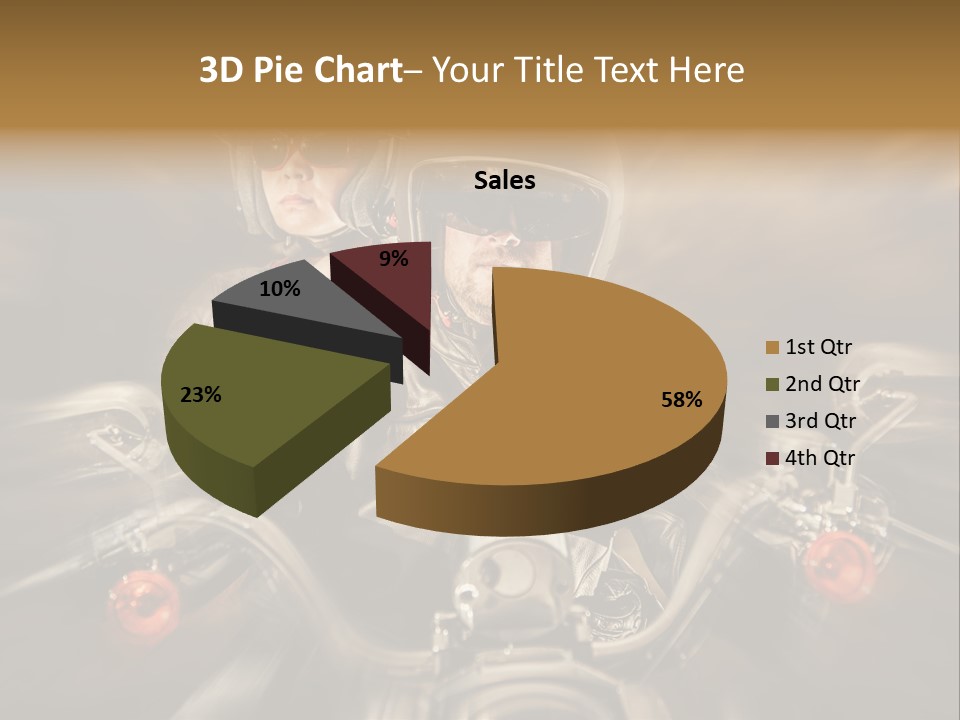 Lifestyle Transport Bike PowerPoint Template