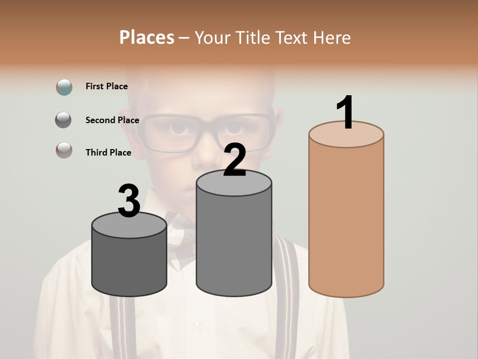 Blackboard Color Image Hand PowerPoint Template