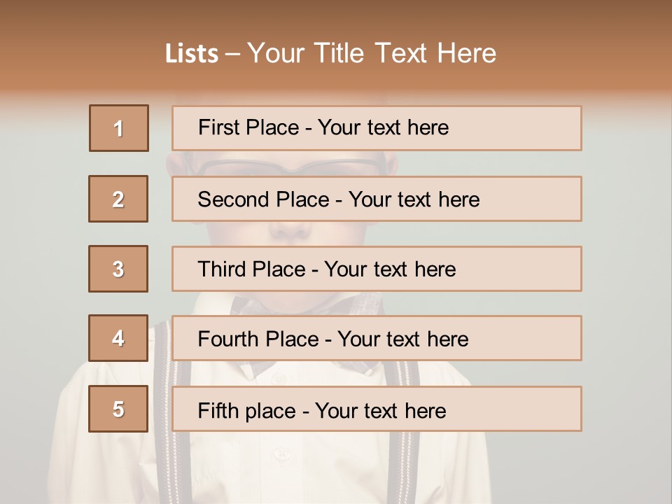 Blackboard Color Image Hand PowerPoint Template