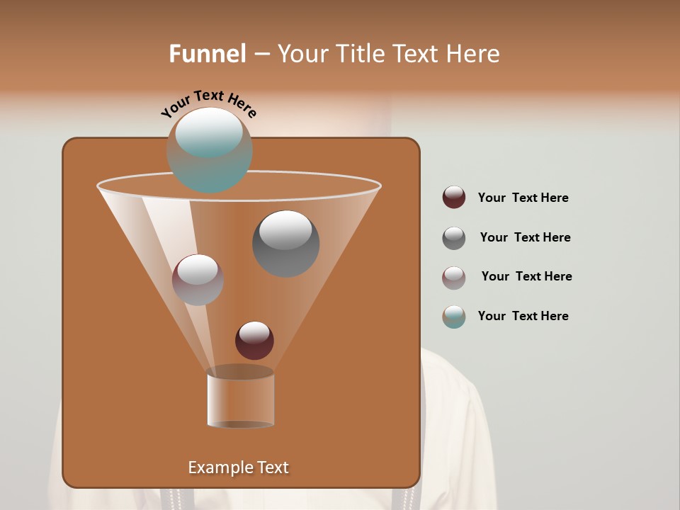 Blackboard Color Image Hand PowerPoint Template