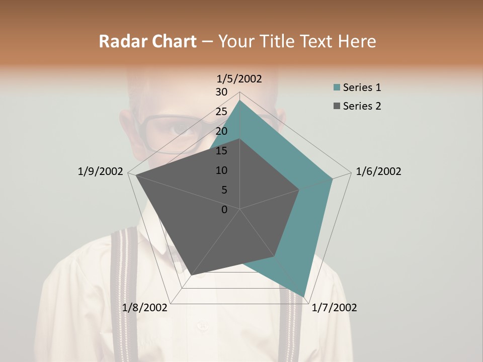 Blackboard Color Image Hand PowerPoint Template