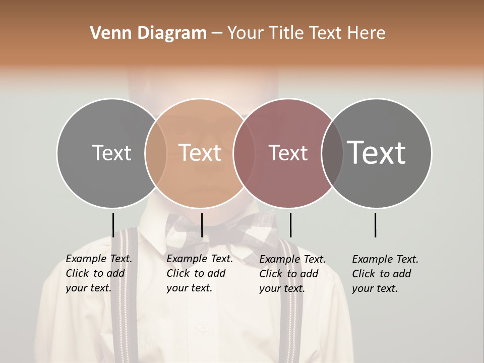 Blackboard Color Image Hand PowerPoint Template