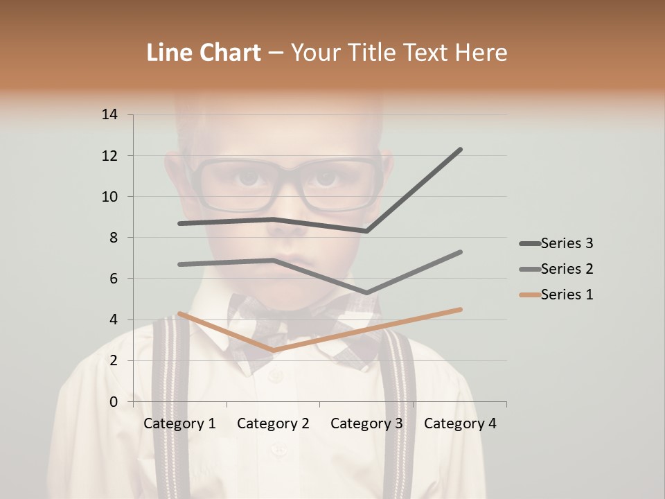 Blackboard Color Image Hand PowerPoint Template