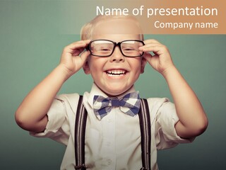 Child Kid Photo PowerPoint Template