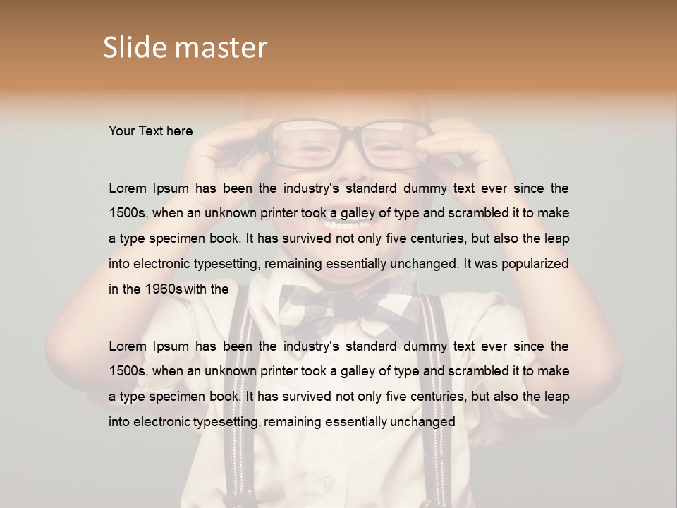 Child Kid Photo PowerPoint Template