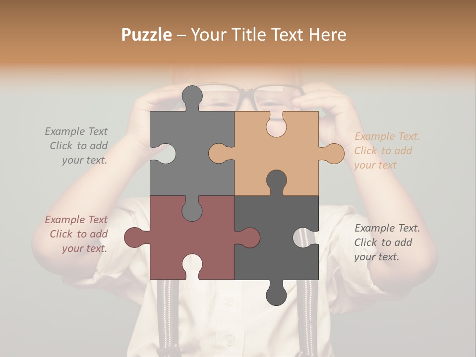 Child Kid Photo PowerPoint Template