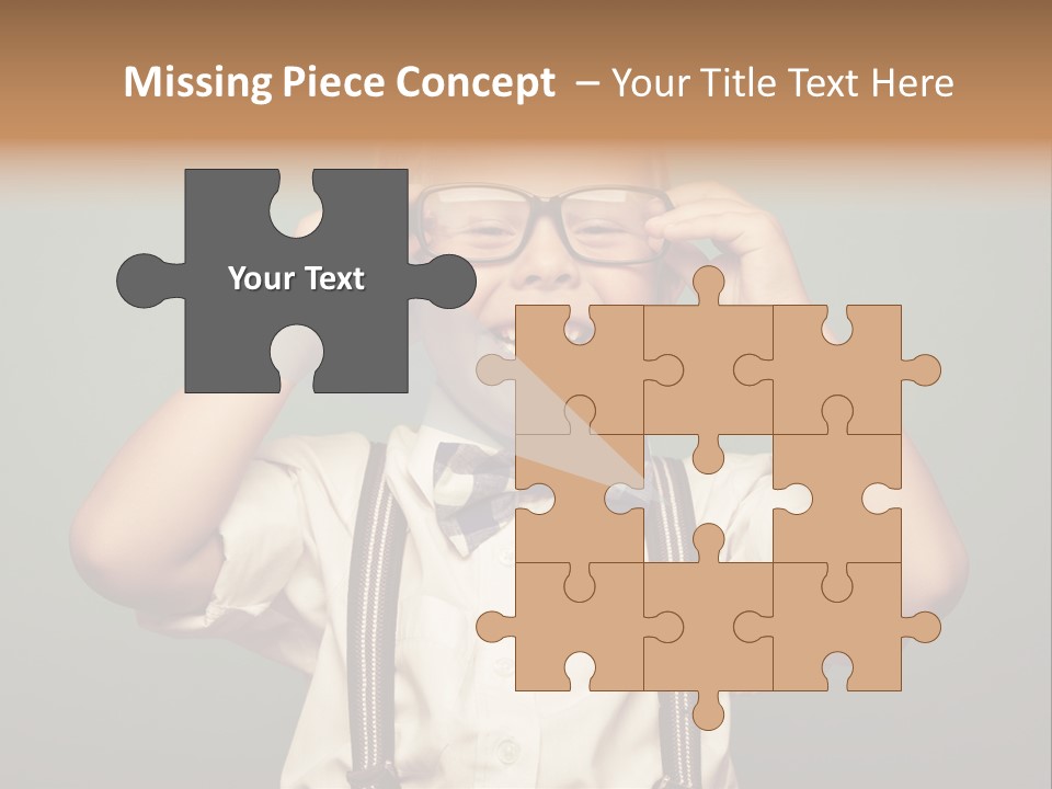 Child Kid Photo PowerPoint Template