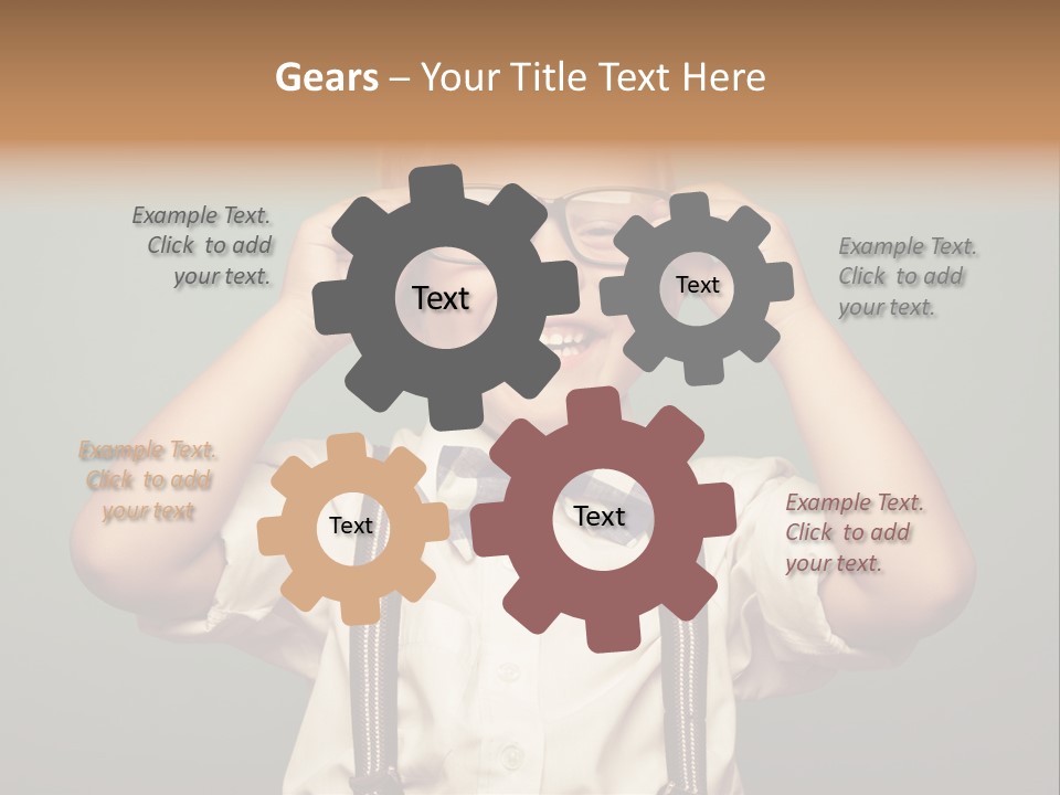 Child Kid Photo PowerPoint Template