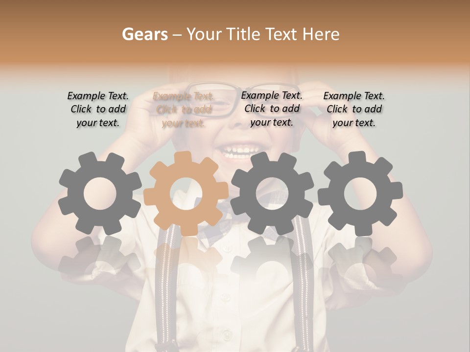 Child Kid Photo PowerPoint Template