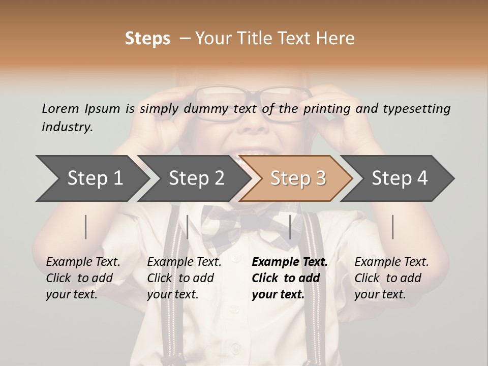Child Kid Photo PowerPoint Template