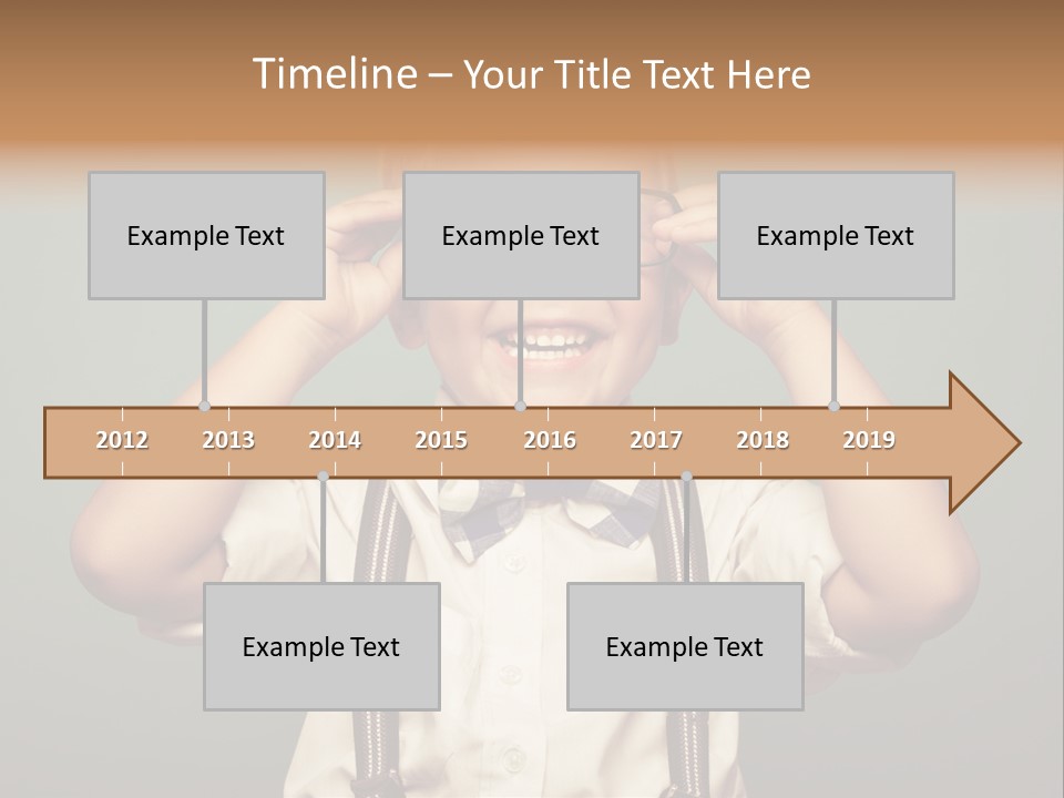 Child Kid Photo PowerPoint Template
