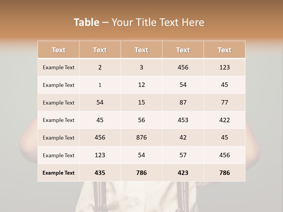 Child Kid Photo PowerPoint Template