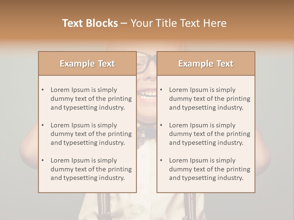 Child Kid Photo PowerPoint Template