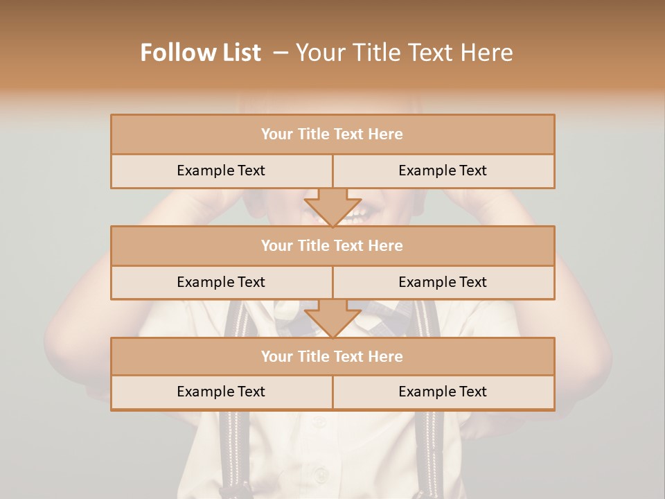 Child Kid Photo PowerPoint Template