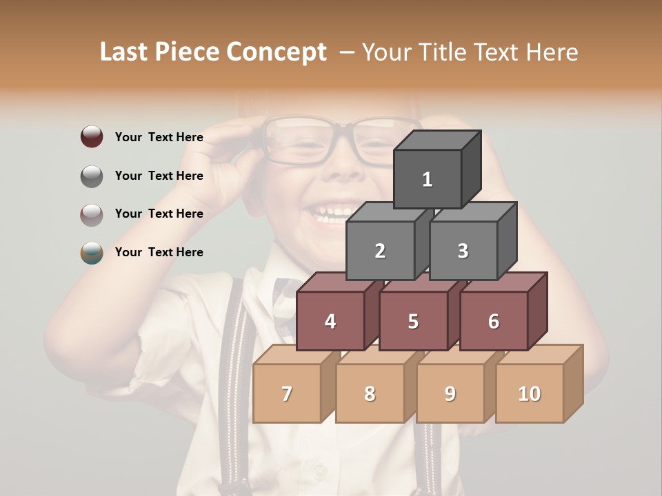 Child Kid Photo PowerPoint Template