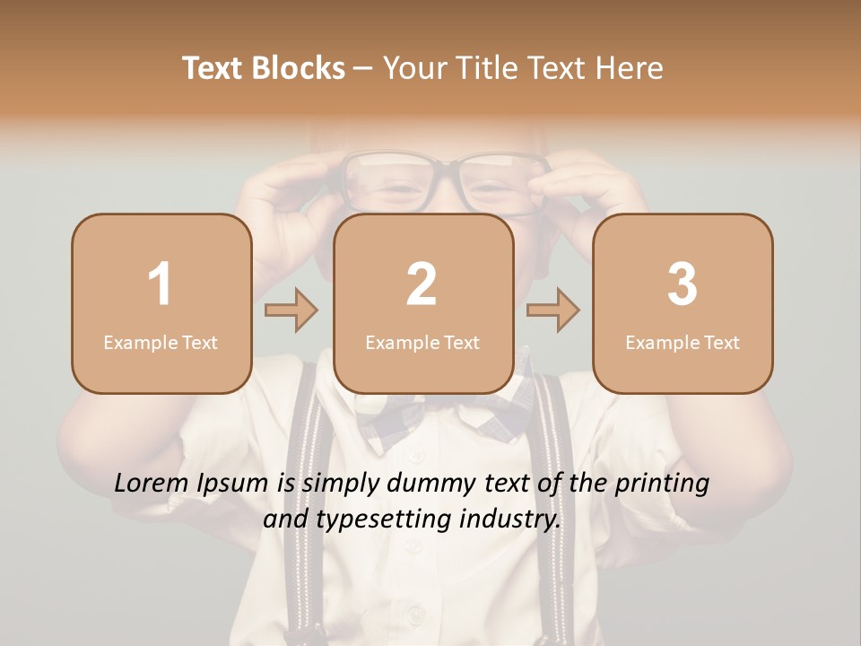 Child Kid Photo PowerPoint Template