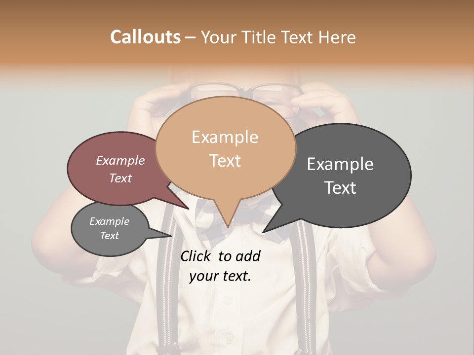 Child Kid Photo PowerPoint Template