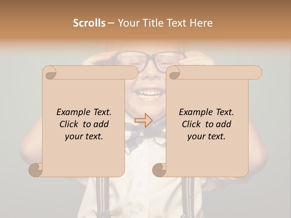 Child Kid Photo PowerPoint Template