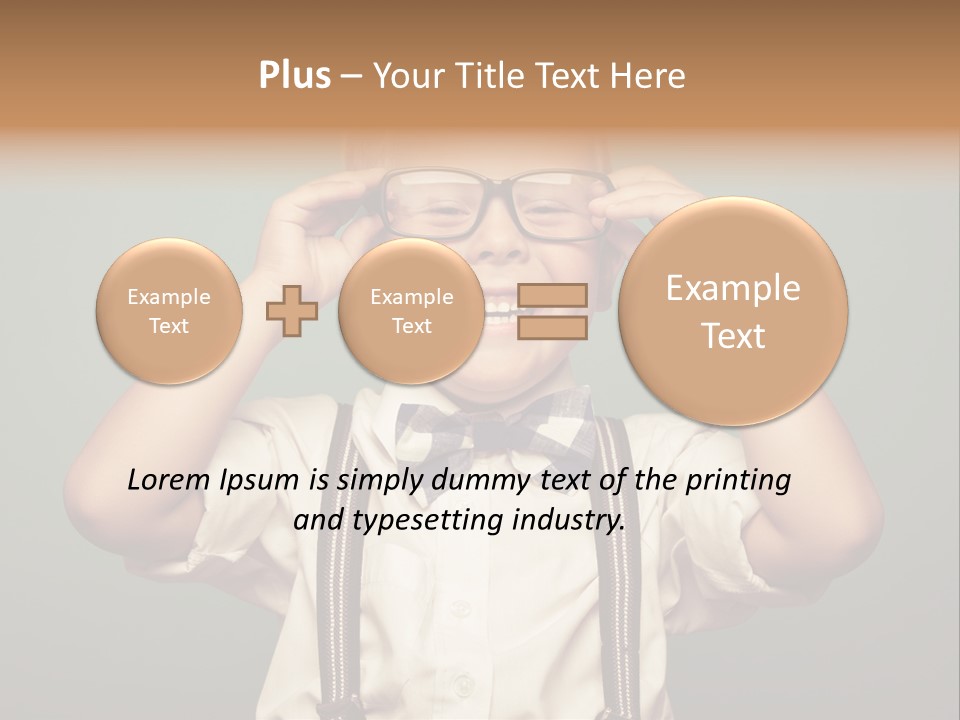 Child Kid Photo PowerPoint Template