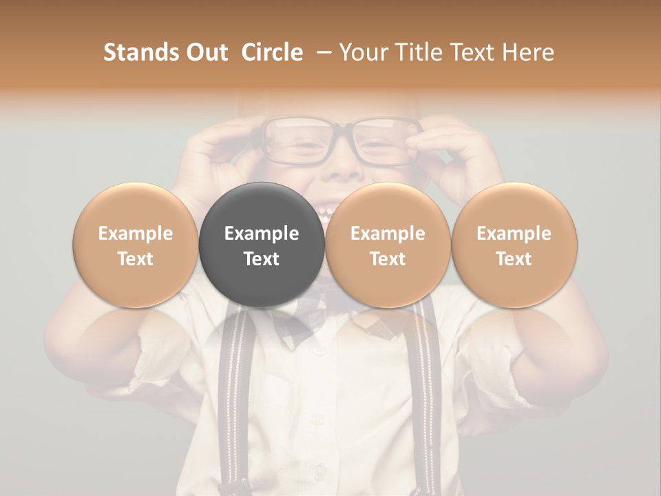 Child Kid Photo PowerPoint Template