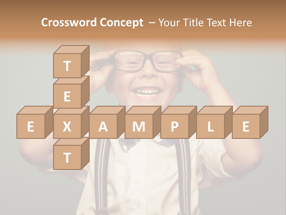 Child Kid Photo PowerPoint Template