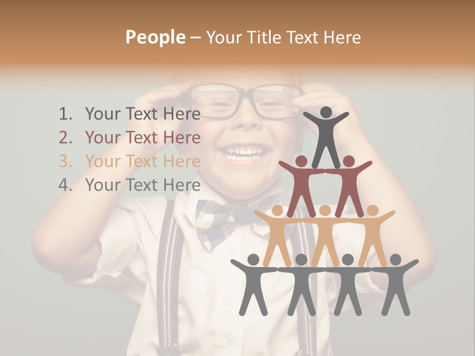 Child Kid Photo PowerPoint Template