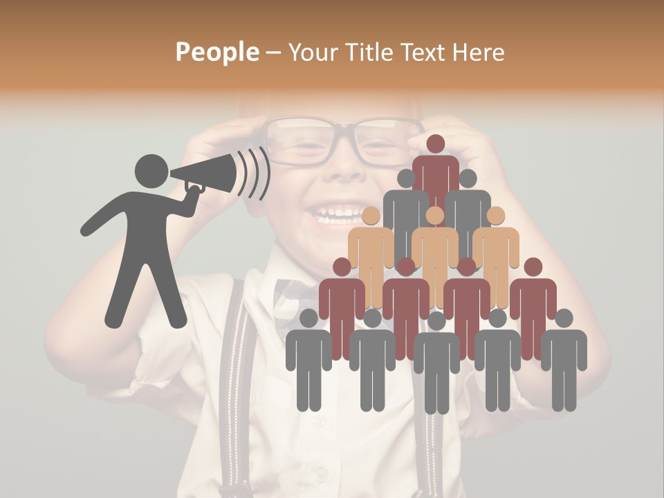 Child Kid Photo PowerPoint Template