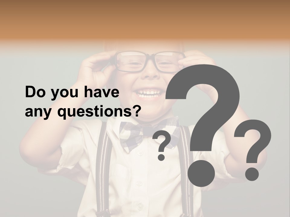 Child Kid Photo PowerPoint Template