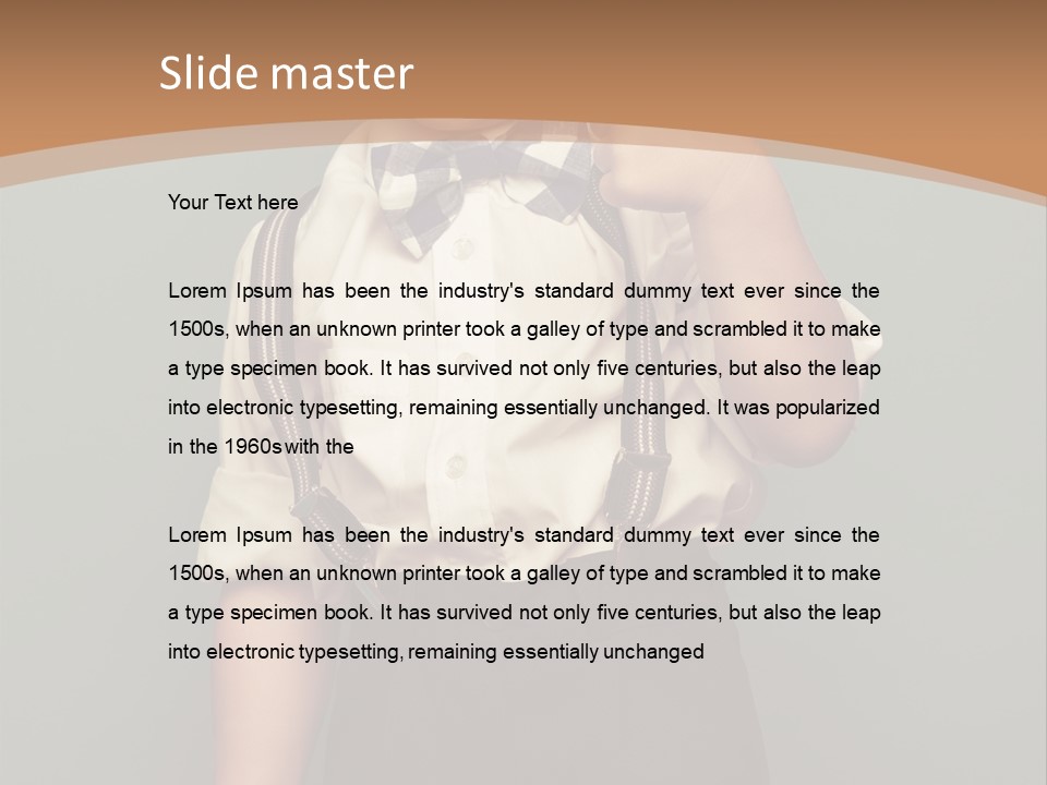 Back To School Preschool Face PowerPoint Template