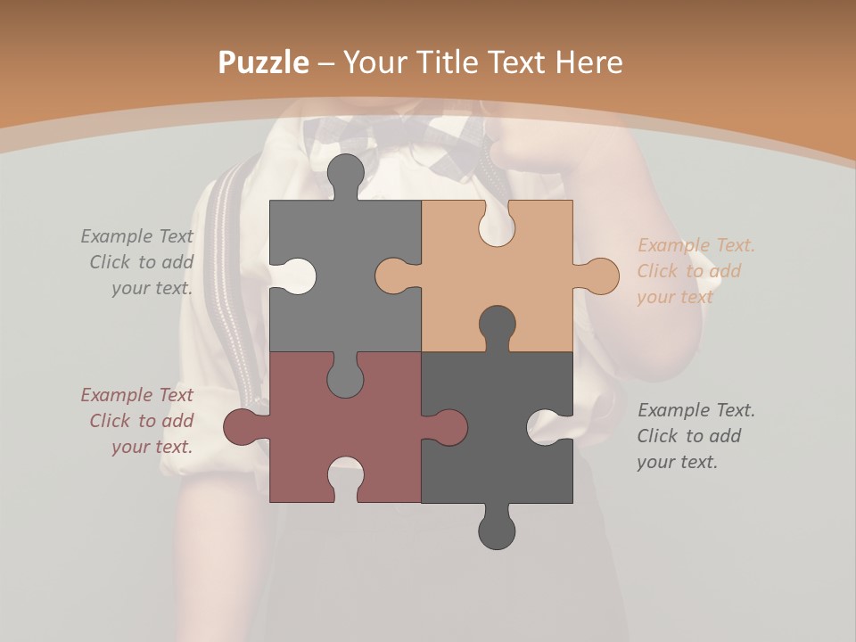 Back To School Preschool Face PowerPoint Template